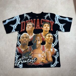 Chicago Bulls Dynasty Still The Greatest AOP Lightning T Shirt